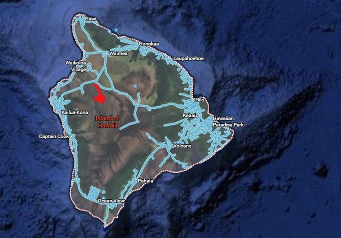 Hawaii’s Big Island: Micro climate natural example
