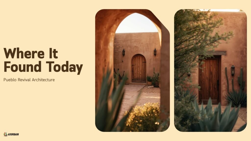 Where Is Pueblo Revival Architecture Found Today?